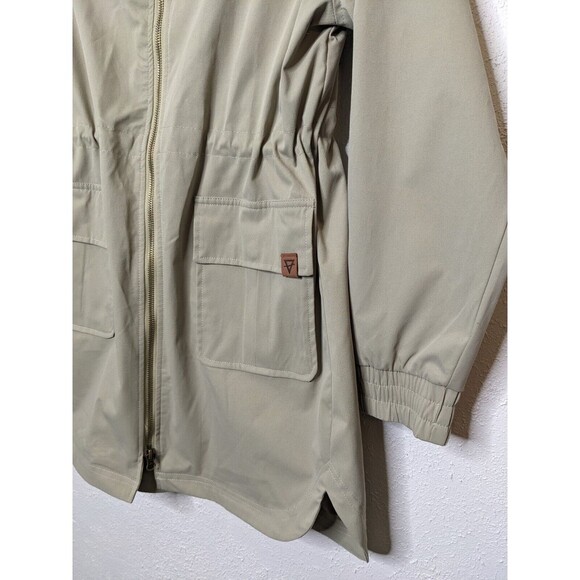 LiV Outdoor Women Medium Wind proof Water Repellent Softshell Green Jacket Coat - Picture 4 of 7